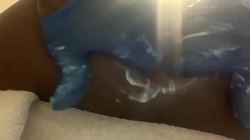 Preview 1 of Bf Xxxvideohd - Gaping my creamy ass with a suprise