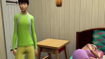 Preview 2 of Black Anl - step Son Fucks Mom After He Came Home From Jogging