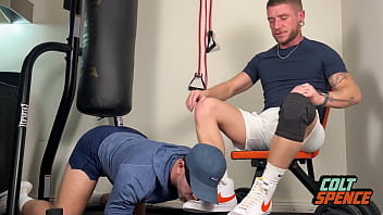 Preview 1 of 4k Mature Solo - Hung Trainer Colt Spence Completely Dominates Pathetic Foot Slave SolemateLA