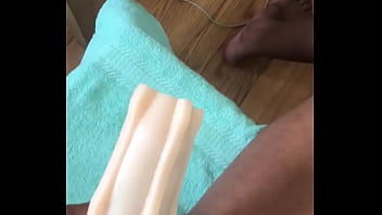 Preview 2 of Mom Unaware Anal - Stroking with my toy
