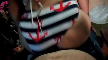 Preview 2 of Fake Taxi Driver Fuck Student - Llegando de la playa y d&aacute_ndole a mi esposa full casero