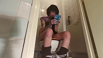 Preview 1 of Highly Exited Girl - Teen girl Pissing &amp_ while playing on her telephone pt1 HD