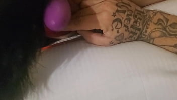 Preview 2 of Janet Mueller - Asian milf tied up and to cum on toys