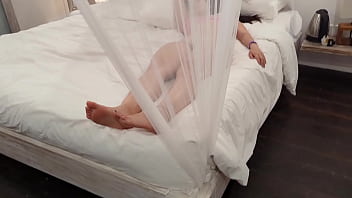 Preview 1 of Most Pleasuring - Spying asian step sister with perfect pussy in her room and jerked off over her pussy