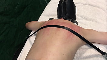 Preview 1 of Black Asshole Close Up - Paddled ass