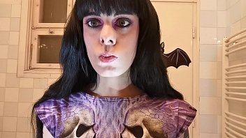 Preview 1 of Ivana Gita Xvideos - Mouth &amp_ teeth fetish toothbrush after goodmorning BJ pt2 HD