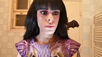 Preview 1 of Boy Child Vs Mom - Mouth &amp_ teeth fetish POV toothbrush after goodmorning BJ pt1 HD