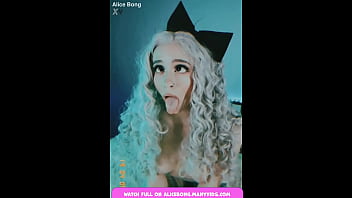 Preview 4 of Dentist Porn - AliceBong alone at home Teen pussy
