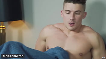 Preview 2 of Tatita Hilton - (Jake Porter) has his ass stretched by (Dean Phoenix) for being on his bed - Men.com