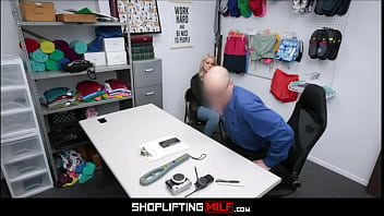 Preview 1 of Jwelzxjpc - Big Ass MILF Shoplifter Lisey Sweet Caught With Jewelry Fucked By Officer After Deal