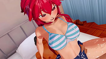 Preview 1 of 16 Years Old Xxx Porn Girls - Ruivinha peituda gostosa de anime hentai fazendo um reverse cowgirl bem gostoso