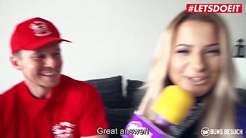 Preview 2 of An Unexpected Load Video 1 - LETSDOEIT - #July Johnson - Lucky Pizza Guy Gets To Have Crazy Sex With A German Pornstar