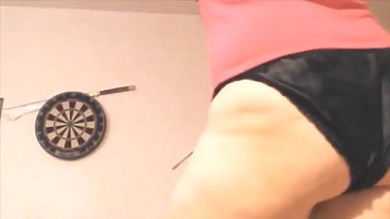 Preview 1 of Friss Sperma - Silky Black Panty Dance