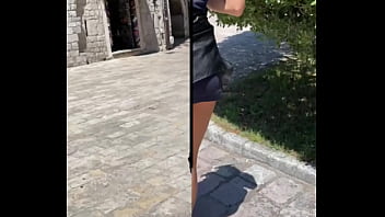 Preview 2 of Natsha Malcova Xxx Hd Video - Risky Public Sex and Flashing with 18yo Brunette Teen - POV Sex