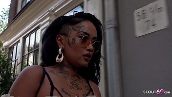 Preview 1 of Chaina Mom Xxx - GERMAN SCOUT - BROWN DUTCH INKED INSTAGRAM MODEL BABE BIBI PICK UP TO ROUGH FUCK FOR CASH