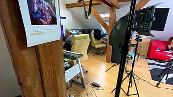 Preview 2 of Big Cock Pain Ooo My God Save Me - Live from the Day with Ivetka Incredibly Sexy Brunette with Amazing Legs