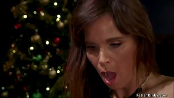 Preview 4 of Russian Mom 22 - Busty MILF femdom pegging Santa