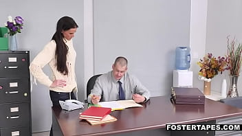 Preview 2 of Mom Pleases Two Horny Boys - New foster stepdaughter Hazel Moore pay her new found foster stepparents debt by having sex with the debtor.