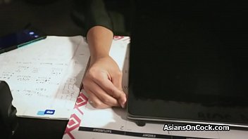Preview 2 of First Tim Tight Ass - Naughty Asian ninja thief wants guards cock