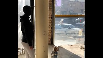 Preview 1 of Lili Luxi Lili Luxi - Magda Squirts in Public Construction P.2