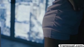 Preview 2 of Real Two Escort Babe - TS Khloe Kay does r. anal sex