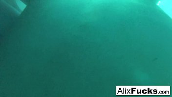 Preview 3 of Boy Forcing A Women For Sex - Underwater hidden camera lesbian fun with Alix &amp_ Jenna