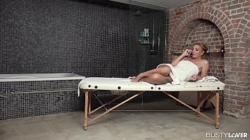 Preview 1 of Web Young Hot - Busty lovers Stacey Saran gets a happy hardcore ending from her masseur