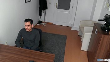 Preview 2 of Japan Vs Negroe - Straight Guy Eats A Big Cock To Pass The Job Interview - DIRTY SCOUT