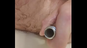 Preview 2 of Wife Ass To Mouuth - Shower head in his ass 2