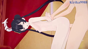 Preview 2 of Valerie Foxx - Ryuuge Kisaki and Asagiri Suou intense sex. - Blue Archive Hentai