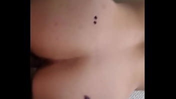 Preview 2 of Sub Sissy Faggot Fucked Bbc - Peachy tattooed girl getting fucked raw doggy style POV