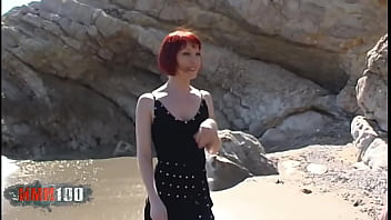 Preview 1 of Mixporn Xxx - Skinny French Teen Mahylis Beach Adventure with Alex