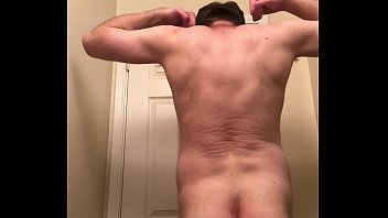 Preview 1 of Submission Banged - dude 2020 masturbation video 32 (view from the side_ cock,  balls,  and face visible during cumshot)
