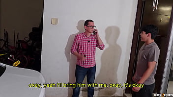 Preview 1 of Asian Slim - I END UP SHARING A BED WITH MY HUSBAND AND HIS STEPSON AND HIS STEPSON MISTAKENLY GIVES ME IN THE ASS