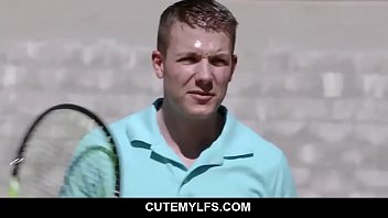 Preview 1 of Video Bokep Japan Istri Selingku - Sexy-MILF fucked by tennis instructor - Aaliyah Love