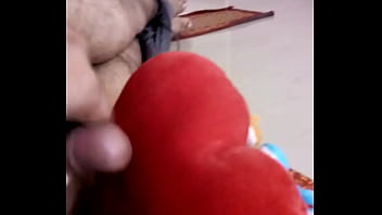 Preview 1 of Grosser Kitzler - Desi cum on Heart Pillow