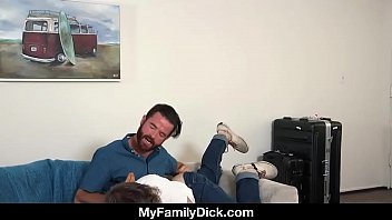 Preview 1 of Bombay Sax - The Shoves The Boy&rsquo_s Mouth Down On His Cock Before He Punish Fucks Him Hard On The Couch
