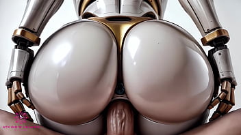 Preview 2 of Boy Sex In Donkey - Advanced Sex Robot Ready To Be Pounded And Gets Cum Inside - [Close-up / POV / AI]
