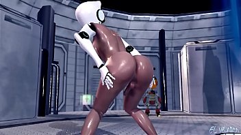 Preview 2 of Julia Ann Full Massage - The shemale sexbot (teaser) 3D animation NSFW
