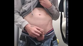 Preview 2 of Man Pull Woman S Cloths Off - Nella toilette del treno quando non si sa&#039_ che cazzo fare,  dai vita ad una masturbazione.
