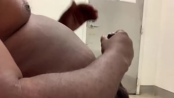 Preview 3 of Cum Thai Assjob - Jacking Off In Vons Restroom