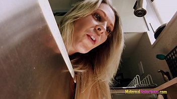Preview 4 of San Of Imran Khan - Busty Step Mom is Stuck in the Sink - Nikki Brooks