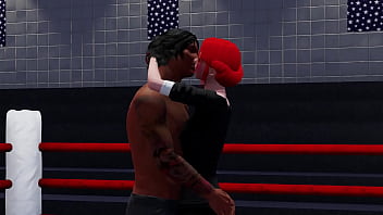 Preview 2 of Monika Sandiego - Rocky Balboa - 3DXChat Parody