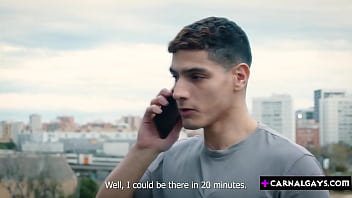 Preview 1 of Transgenser Sex - Bastian Karim cant help but stroke his own cock