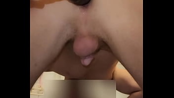 Preview 1 of Nude Peggy Sue Winters - Sissy amateur toying asshole with dildo