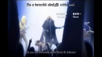 Preview 1 of Russian Teen Scool Girl Orgasme - detroit metal city ep 04