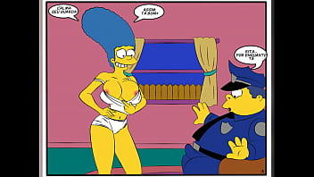 Preview 3 of Indian Sexxi Desi Hd - Hist&oacute_ria em Quadrinho Porn&ocirc_ - Cartoon Par&oacute_dia Os Simpsons - Sexo com o Policial