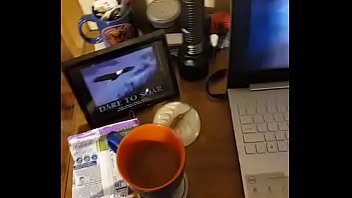Preview 3 of Beeg Blad - Cumming in my morning coffee and watching gay porn on my laptop computer