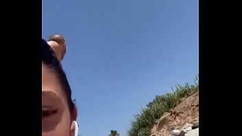 Preview 3 of Mom Sex Tape Secret - Big Dick Flash to She Likes on the Beach