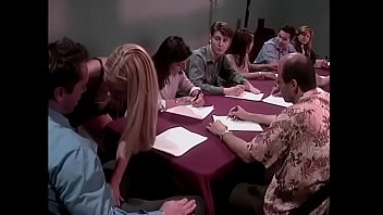 Preview 1 of New Zealandvs Big Sex - Fair-haired blonde floozie Chandler began to feel bored during trial reenactment and she chose the most man candy to seduce him in open view of all other jurors